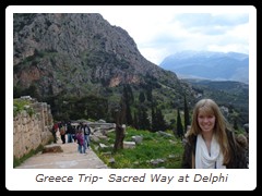 Greece Trip- Sacred Way at Delphi