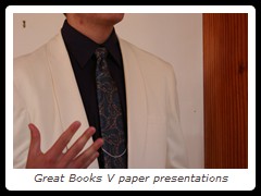Great Books V paper presentations