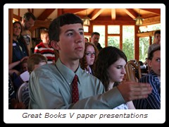Great Books V paper presentations