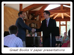 Great Books V paper presentations